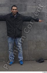 Whole Body Man T poses White Casual Slim Street photo references